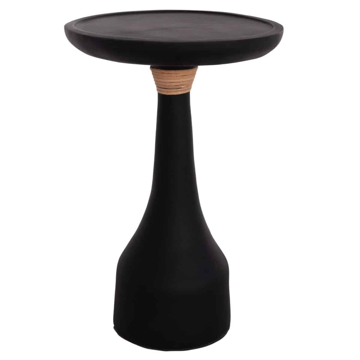 ΒΟΗΘΗΤΙΚΟ ΤΡΑΠΕΖΙ ΓΙΑ ΛΑΜΠΑΤΕΡ TORG HM18170.01 FIBER CEMENT ΜΑΥΡΟ Φ41x62Υεκ. - Image 6