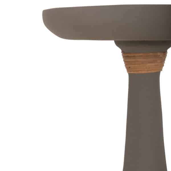 ΒΟΗΘΗΤΙΚΟ ΤΡΑΠΕΖΙ ΓΙΑ ΛΑΜΠΑΤΕΡ TORG HM18170.03 FIBER CEMENT ΓΚΡΙ Φ41x62Υεκ. - Image 6