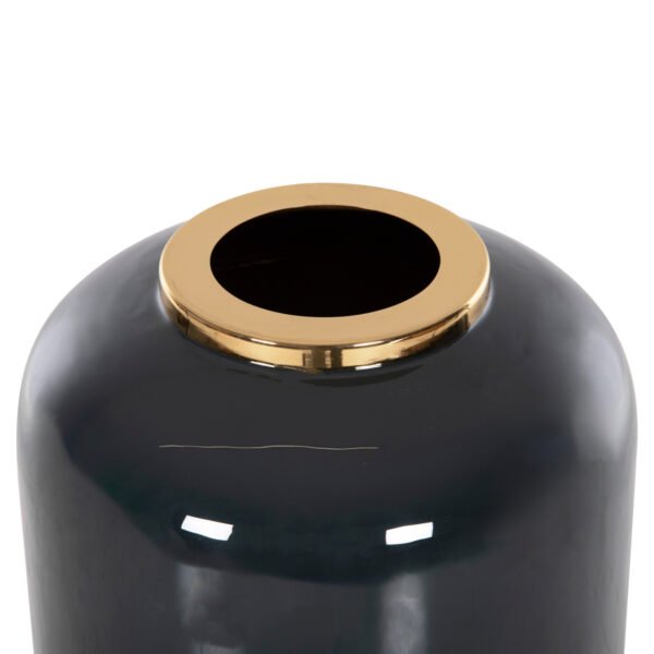 ΔΙΑΚΟΣΜΗΤΙΚΟ BAZO ΔΑΠΕΔΟΥ RAKSASA ΗΜ4231.05 ΜΕΤΑΛΛΟ ΣΕ ΜΠΛΕ ΑΝΘΡΑΚΙ-ΑΣΗΜΙ Φ30x80Υεκ - Image 4