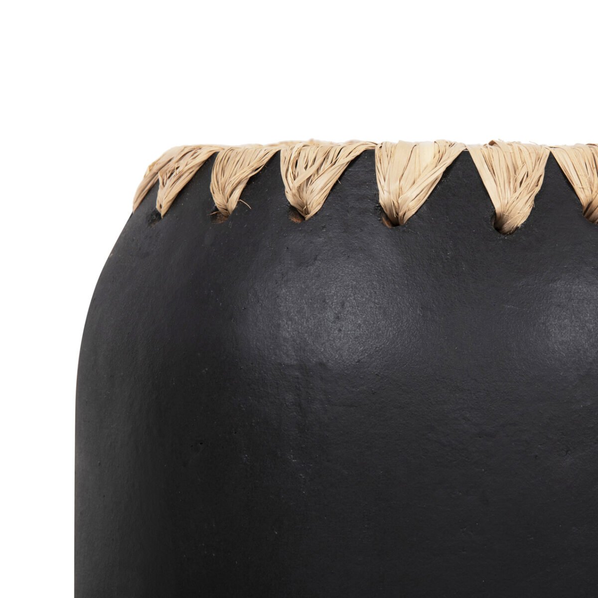 ΔΙΑΚΟΣΜΗΤΙΚΟ ΒΑΖΟ HM4376 ΤΕΡΑΚΟΤΑ ΣΕ ΜΑΥΡΟ ΜΕ ΠΛΕΞΗ ΣΤΟ ΣΤΟΜΙΟ Φ21Χ32εκ. - Image 6