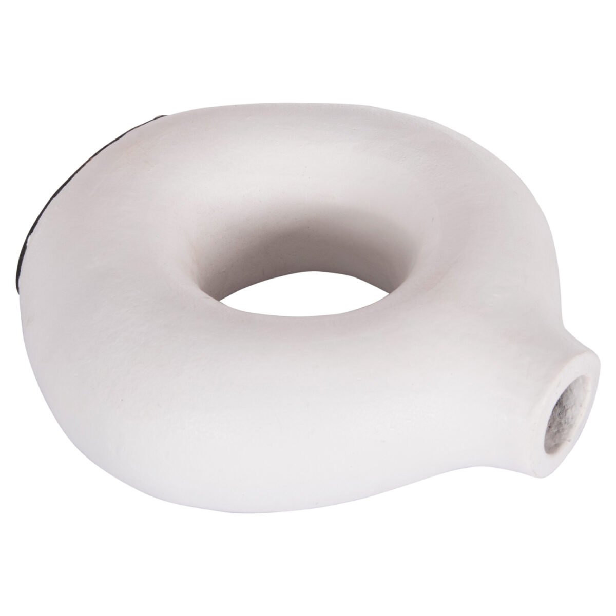 ΔΙΑΚΟΣΜΗΤΙΚΟ ΒΑΖΟ ΣΕΙΡΑ CLAYVON HM4404 ΤΕΡΑΚΟΤΑ ΣΕ ΛΕΥΚΟ 23,5x7x23,5Υεκ. - Image 6