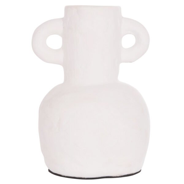 ΔΙΑΚΟΣΜΗΤΙΚΟ ΒΑΖΟ ΣΕΙΡΑ CLAYVON HM4406 ΤΕΡΑΚΟΤΑ ΣΕ ΛΕΥΚΟ Φ14x20Υεκ. - Image 3