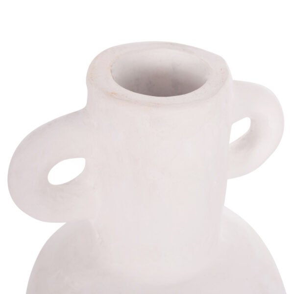 ΔΙΑΚΟΣΜΗΤΙΚΟ ΒΑΖΟ ΣΕΙΡΑ CLAYVON HM4406 ΤΕΡΑΚΟΤΑ ΣΕ ΛΕΥΚΟ Φ14x20Υεκ. - Image 7