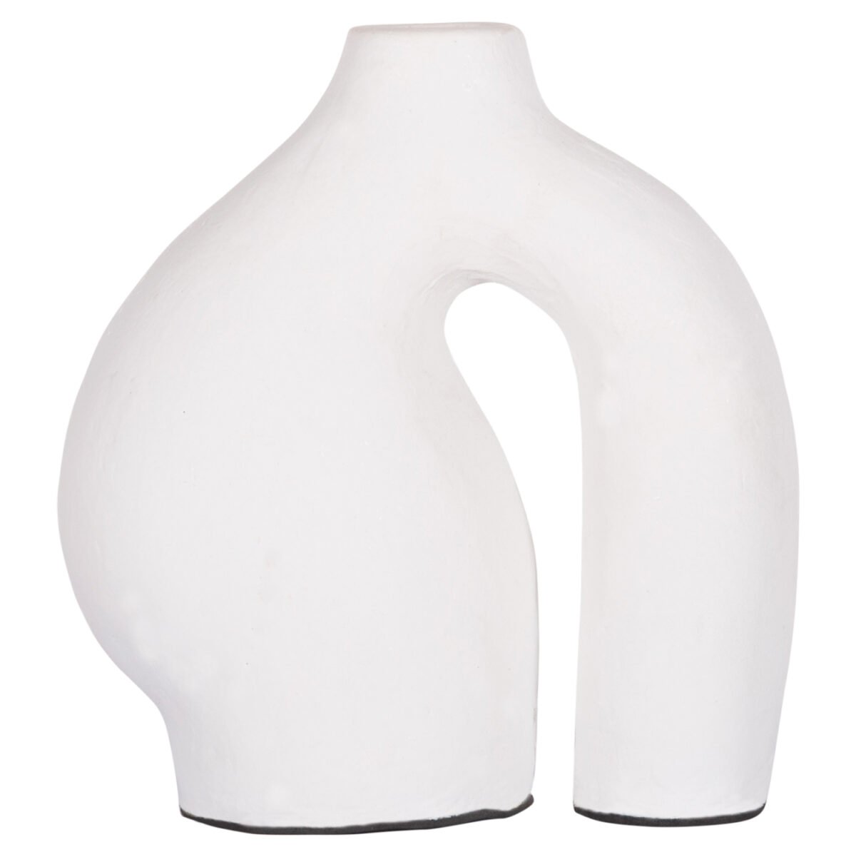 ΔΙΑΚΟΣΜΗΤΙΚΟ ΒΑΖΟ ΣΕΙΡΑ CLAYVON HM4408 ΤΕΡΑΚΟΤΑ ΣΕ ΛΕΥΚΟ 21x10x22Υεκ. - Image 3