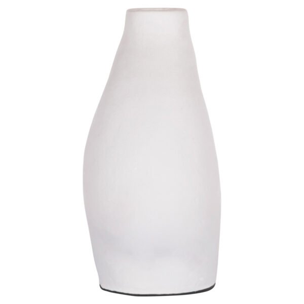 ΔΙΑΚΟΣΜΗΤΙΚΟ ΒΑΖΟ ΣΕΙΡΑ CLAYVON HM4408 ΤΕΡΑΚΟΤΑ ΣΕ ΛΕΥΚΟ 21x10x22Υεκ. - Image 4