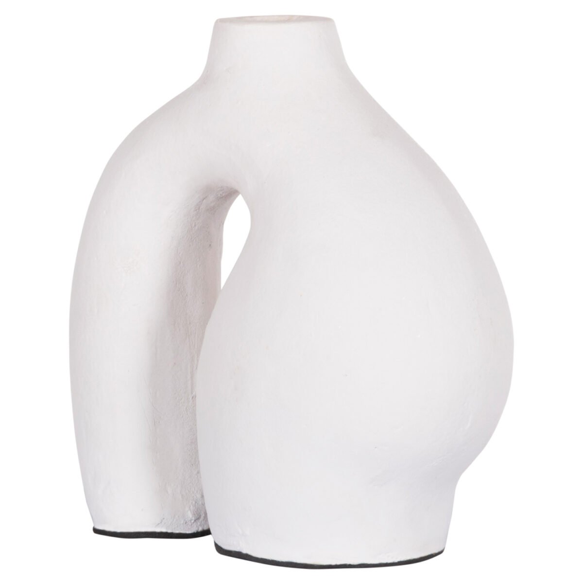 ΔΙΑΚΟΣΜΗΤΙΚΟ ΒΑΖΟ ΣΕΙΡΑ CLAYVON HM4408 ΤΕΡΑΚΟΤΑ ΣΕ ΛΕΥΚΟ 21x10x22Υεκ. - Image 5