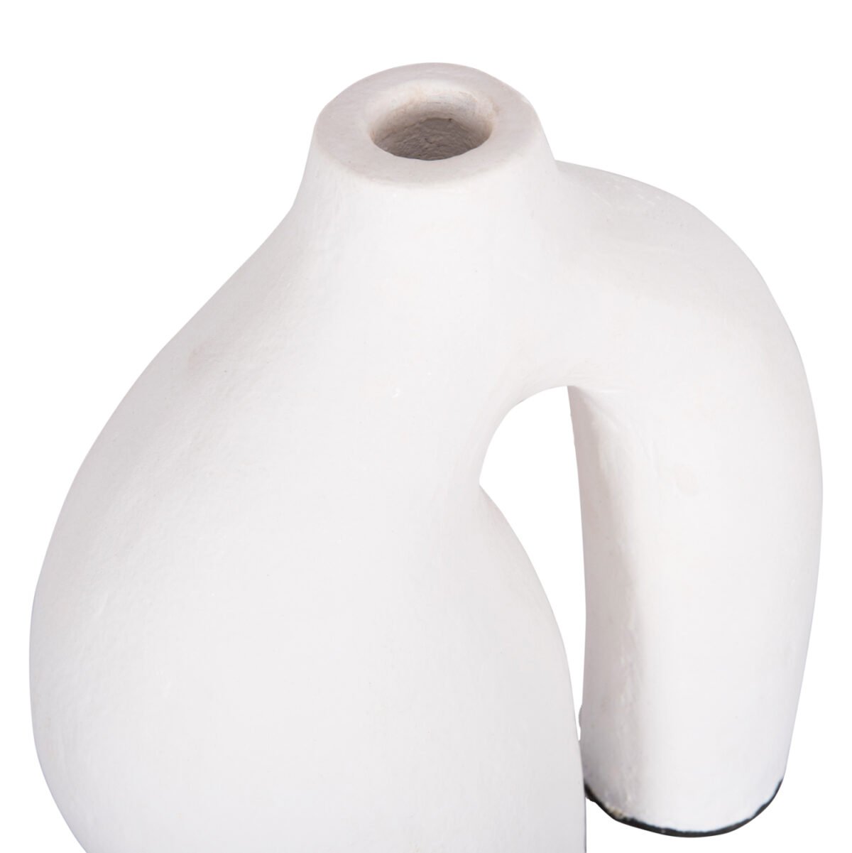 ΔΙΑΚΟΣΜΗΤΙΚΟ ΒΑΖΟ ΣΕΙΡΑ CLAYVON HM4408 ΤΕΡΑΚΟΤΑ ΣΕ ΛΕΥΚΟ 21x10x22Υεκ. - Image 6