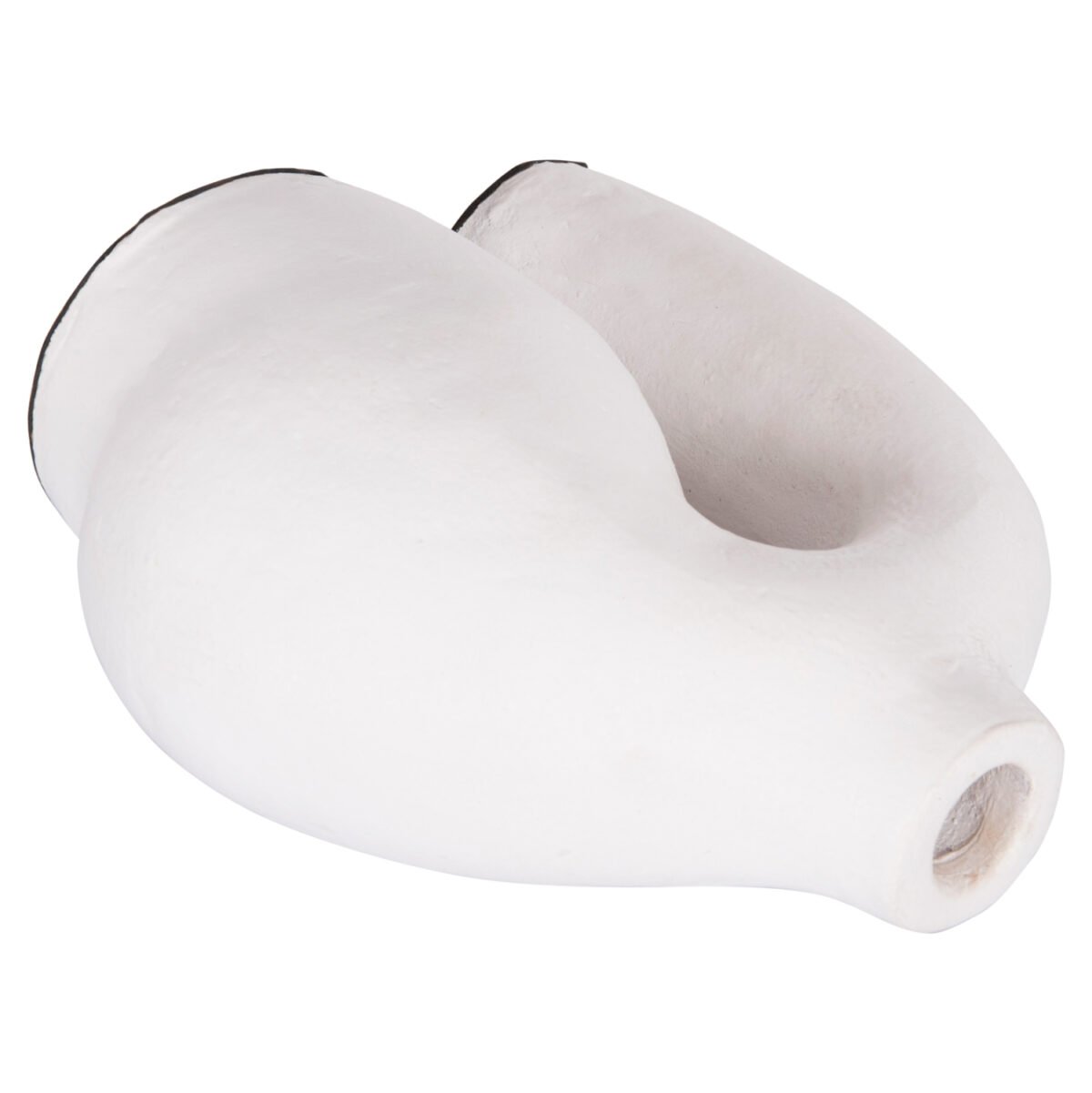 ΔΙΑΚΟΣΜΗΤΙΚΟ ΒΑΖΟ ΣΕΙΡΑ CLAYVON HM4408 ΤΕΡΑΚΟΤΑ ΣΕ ΛΕΥΚΟ 21x10x22Υεκ. - Image 7