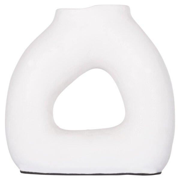 ΔΙΑΚΟΣΜΗΤΙΚΟ ΒΑΖΟ ΣΕΙΡΑ CLAYVON HM4411 ΤΕΡΑΚΟΤΑ ΣΕ ΛΕΥΚΟ 17x6x17,5Υεκ. - Image 3