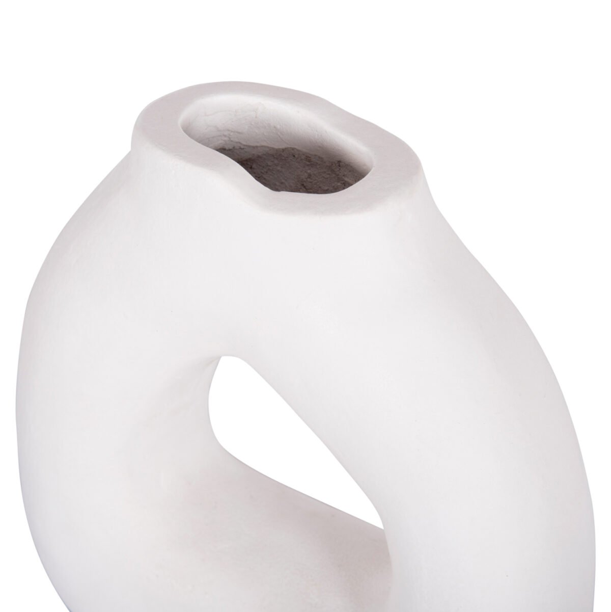 ΔΙΑΚΟΣΜΗΤΙΚΟ ΒΑΖΟ ΣΕΙΡΑ CLAYVON HM4411 ΤΕΡΑΚΟΤΑ ΣΕ ΛΕΥΚΟ 17x6x17,5Υεκ. - Image 6