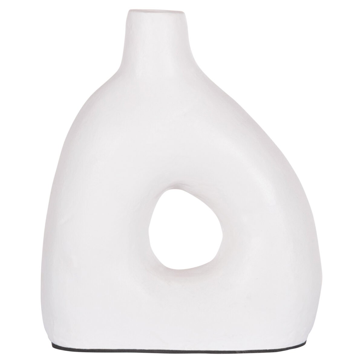 ΔΙΑΚΟΣΜΗΤΙΚΟ ΒΑΖΟ ΣΕΙΡΑ CLAYVON HM4414 ΤΕΡΑΚΟΤΑ ΣΕ ΛΕΥΚΟ 17x7x20Υεκ. - Image 3