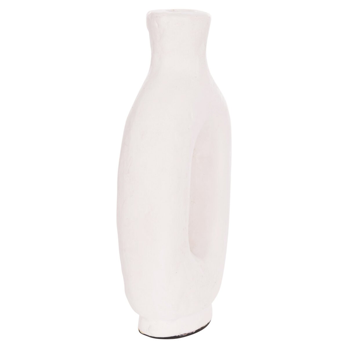 ΔΙΑΚΟΣΜΗΤΙΚΟ ΒΑΖΟ ΣΕΙΡΑ CLAYVON HM4409 ΤΕΡΑΚΟΤΑ ΣΕ ΛΕΥΚΟ 10x5x21Υεκ. - Image 4