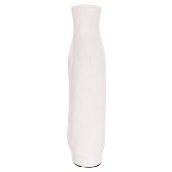 ΔΙΑΚΟΣΜΗΤΙΚΟ ΒΑΖΟ ΣΕΙΡΑ CLAYVON HM4409 ΤΕΡΑΚΟΤΑ ΣΕ ΛΕΥΚΟ 10x5x21Υεκ. - Image 5