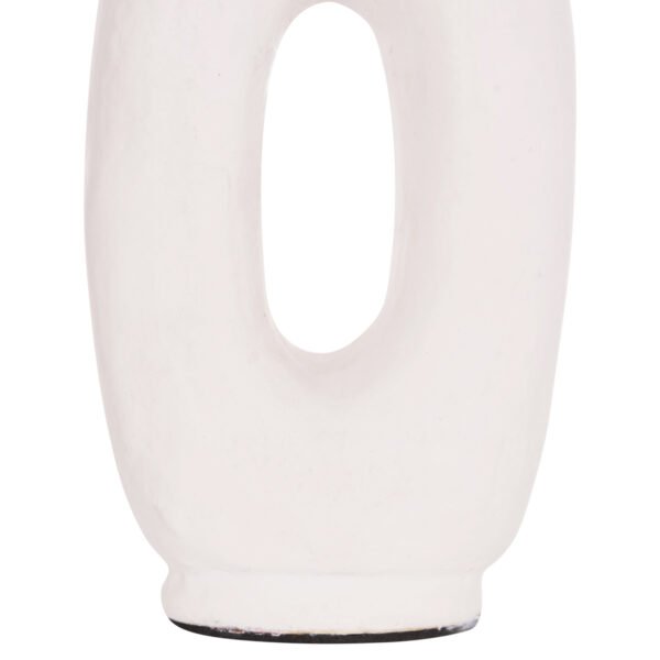 ΔΙΑΚΟΣΜΗΤΙΚΟ ΒΑΖΟ ΣΕΙΡΑ CLAYVON HM4409 ΤΕΡΑΚΟΤΑ ΣΕ ΛΕΥΚΟ 10x5x21Υεκ. - Image 8