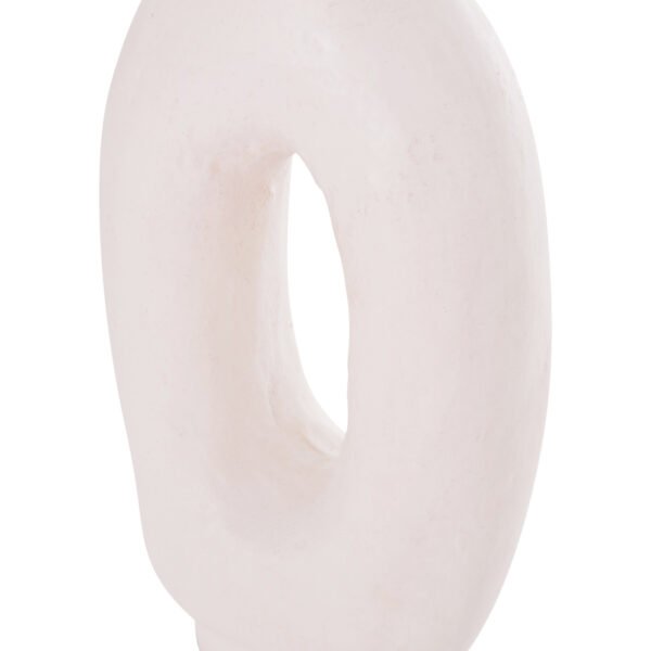 ΔΙΑΚΟΣΜΗΤΙΚΟ ΒΑΖΟ ΣΕΙΡΑ CLAYVON HM4409 ΤΕΡΑΚΟΤΑ ΣΕ ΛΕΥΚΟ 10x5x21Υεκ. - Image 9