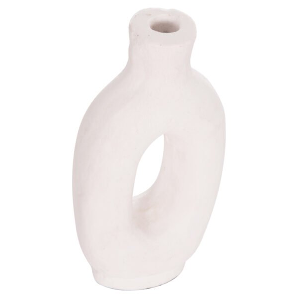 ΔΙΑΚΟΣΜΗΤΙΚΟ ΒΑΖΟ ΣΕΙΡΑ CLAYVON HM4409 ΤΕΡΑΚΟΤΑ ΣΕ ΛΕΥΚΟ 10x5x21Υεκ. - Image 10