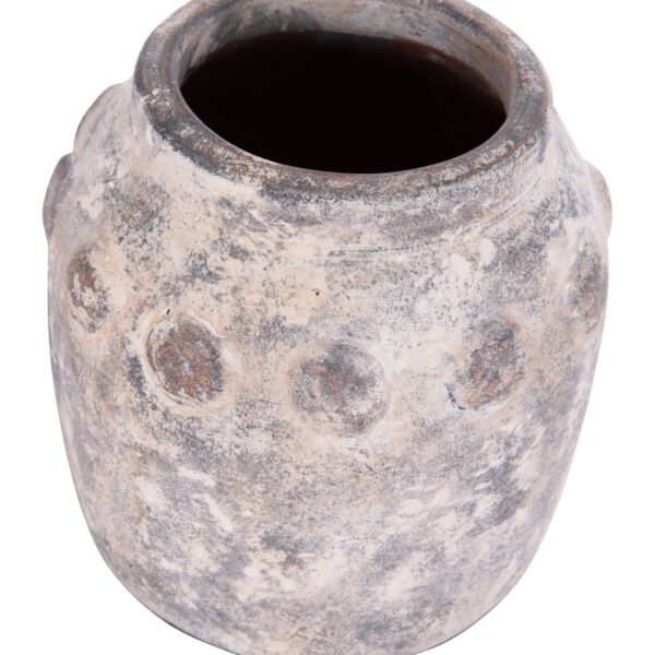 ΔΙΑΚΟΣΜΗΤΙΚΟ ΕΠΙΤΡΑΠΕΖΙΟ ΒΑΖΟ VERMO HM4392 ΤΕΡΑΚΟΤΑ ΣΕ ΓΚΡΙ Φ20x19Υεκ. - Image 9