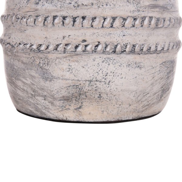 ΔΙΑΚΟΣΜΗΤΙΚΟ ΕΠΙΤΡΑΠΕΖΙΟ ΒΑΖΟ VERMO HM4393 ΤΕΡΑΚΟΤΑ ΣΕ ΑΝΟΙΧΤΟ ΓΚΡΙ Φ21x25Υεκ. - Image 9