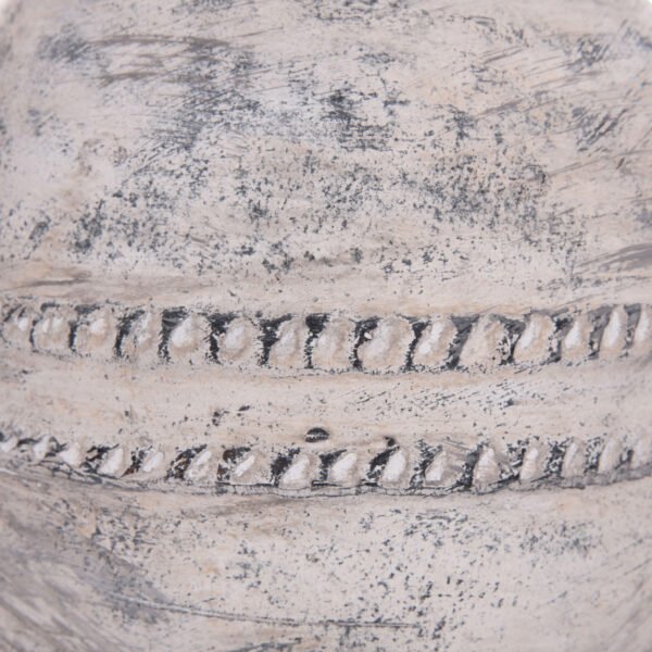 ΔΙΑΚΟΣΜΗΤΙΚΟ ΕΠΙΤΡΑΠΕΖΙΟ ΒΑΖΟ VERMO HM4393 ΤΕΡΑΚΟΤΑ ΣΕ ΑΝΟΙΧΤΟ ΓΚΡΙ Φ21x25Υεκ. - Image 10