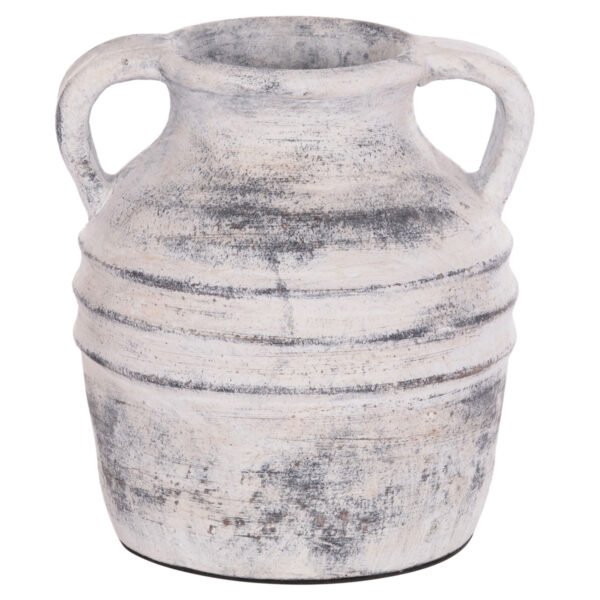 ΔΙΑΚΟΣΜΗΤΙΚΟ ΕΠΙΤΡΑΠΕΖΙΟ ΒΑΖΟ VERMO HM4398 ΤΕΡΑΚΟΤΑ ΣΕ ΑΝΟΙΧΤΟ ΓΚΡΙ Φ21x22Υεκ. - Image 3