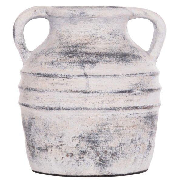 ΔΙΑΚΟΣΜΗΤΙΚΟ ΕΠΙΤΡΑΠΕΖΙΟ ΒΑΖΟ VERMO HM4398 ΤΕΡΑΚΟΤΑ ΣΕ ΑΝΟΙΧΤΟ ΓΚΡΙ Φ21x22Υεκ. - Image 5