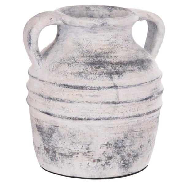 ΔΙΑΚΟΣΜΗΤΙΚΟ ΕΠΙΤΡΑΠΕΖΙΟ ΒΑΖΟ VERMO HM4398 ΤΕΡΑΚΟΤΑ ΣΕ ΑΝΟΙΧΤΟ ΓΚΡΙ Φ21x22Υεκ.