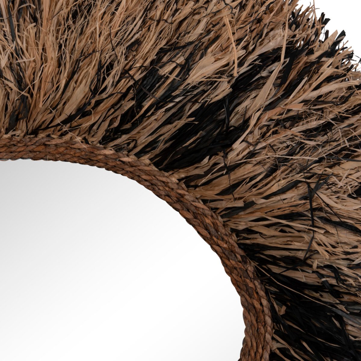 ΔΙΑΚΟΣΜΗΤΙΚΟΣ ΚΑΘΡΕΠΤΗΣ ΤΟΙΧΟΥ GRESSO HM4712 ΙΝΕΣ ΜΠΑΝΑΝΑΣ ΦΥΣΙΚΟ-ΜΑΥΡΟ 90x100Υεκ - Image 6