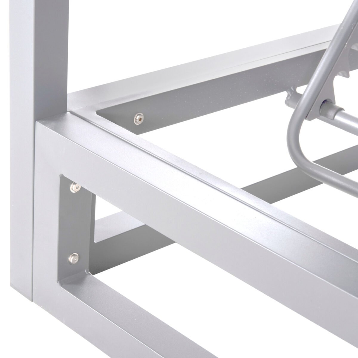 ΔΙΠΛΗ ΞΑΠΛΩΣΤΡΑ ΑΛΟΥΜΙΝΙΟΥ ΠΑΡΑΛΙΑΣ ΜΕ ΣΚΙΑΣΤΡΟ ΚΥΒΟΣ GALLANT HM6097.02 ΛΕΥΚΟ 2x2x2μ - Image 9