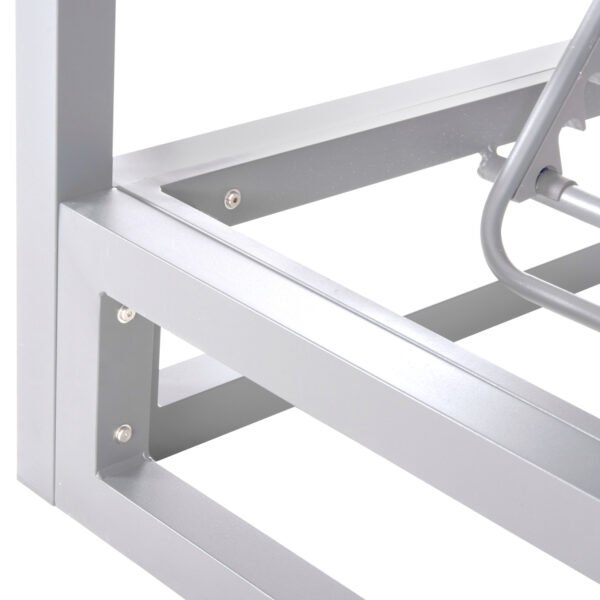 ΔΙΠΛΗ ΞΑΠΛΩΣΤΡΑ ΑΛΟΥΜΙΝΙΟΥ ΠΑΡΑΛΙΑΣ ΜΕ ΣΚΙΑΣΤΡΟ ΚΥΒΟΣ GALLANT HM6097.02 ΛΕΥΚΟ 2x2x2μ - Image 9