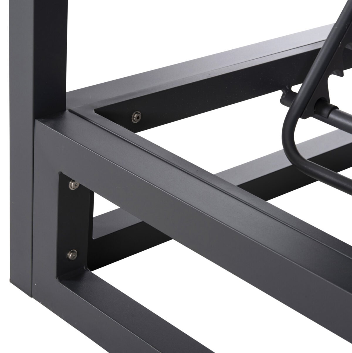 ΔΙΠΛΗ ΞΑΠΛΩΣΤΡΑ ΑΛΟΥΜΙΝΙΟΥ ΠΑΡΑΛΙΑΣ ΜΕ ΣΚΙΑΣΤΡΟ ΚΥΒΟΣ GALLANT HM6097.01 ΓΚΡΙ 2x2x2μ - Image 9