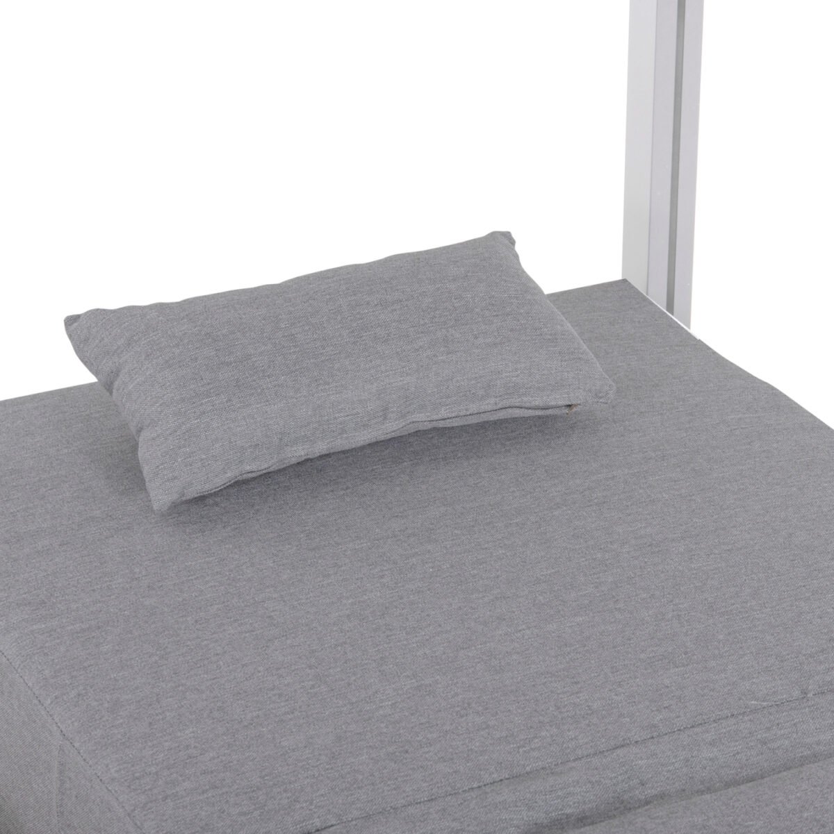 ΔΙΠΛΗ ΞΑΠΛΩΣΤΡΑ ΑΛΟΥΜΙΝΙΟΥ ΠΑΡΑΛΙΑΣ ΜΕ ΣΚΙΑΣΤΡΟ ΚΥΒΟΣ GALLANT HM6097.02 ΛΕΥΚΟ 2x2x2μ - Image 10