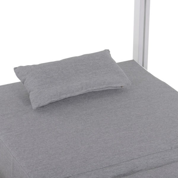 ΔΙΠΛΗ ΞΑΠΛΩΣΤΡΑ ΑΛΟΥΜΙΝΙΟΥ ΠΑΡΑΛΙΑΣ ΜΕ ΣΚΙΑΣΤΡΟ ΚΥΒΟΣ GALLANT HM6097.02 ΛΕΥΚΟ 2x2x2μ - Image 10