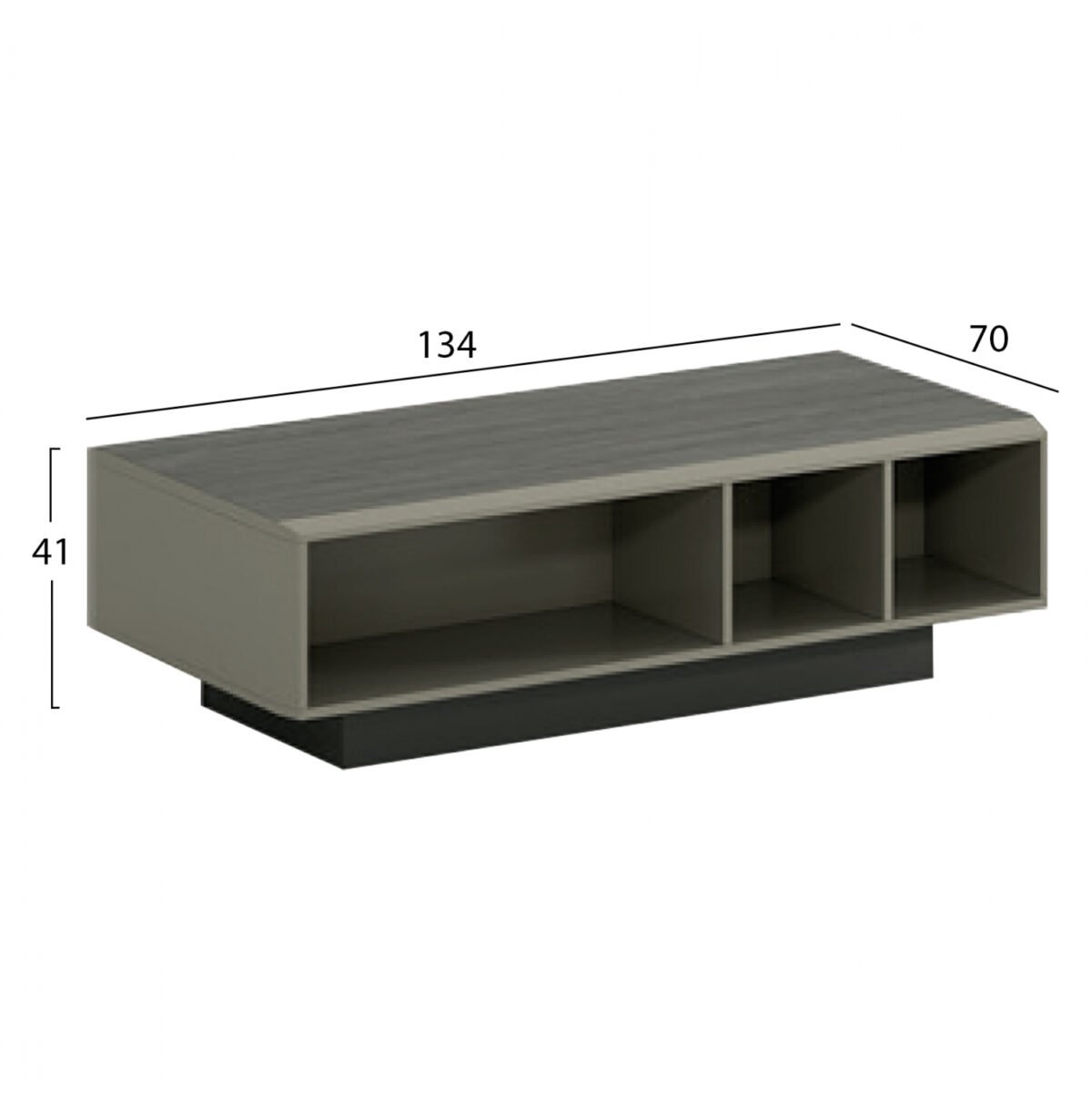 ΕΠΑΓΓΕΛΜΑΤΙΚΟ ΤΡΑΠΕΖΙ ΣΑΛΟΝΙΟΥ LUX SERIES ΣΤΑΧΤΙ ΜΟΚΑ 134X70X41Υεκ. HM2125 - Image 2