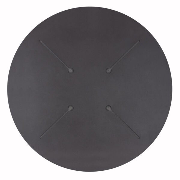 ΕΠΙΦΑΝΕΙΑ ΤΡΑΠΕΖΙΟΥ HPL ΣΤΡΟΓΓΥΛΗ HM5842.31 ΛΕΥΚΟ ΜΑΡΜΑΡΟ Φ70εκ. - Image 3