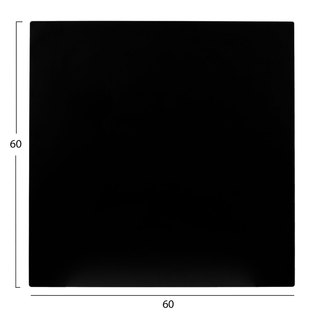 ΕΠΙΦΑΝΕΙΑ ΤΡΑΠΕΖΙΟΥ HPL ΤΕΤΡΑΓΩΝΗ HM5837.21 ΜΑΥΡΟ 60x60εκ. - Image 2