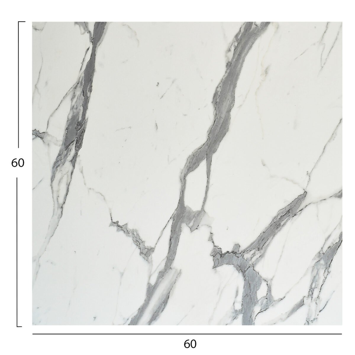 ΕΠΙΦΑΝΕΙΑ ΤΡΑΠΕΖΙΟΥ HPL ΤΕΤΡΑΓΩΝΗ HM5837.31 WHITE MARBLE 60x60εκ. - Image 2