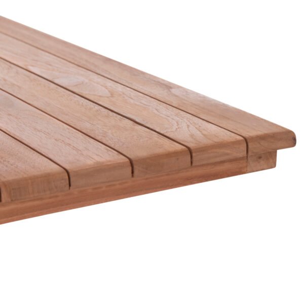 ΕΠΙΦΑΝΕΙΑ ΤΡΑΠΕΖΙΟΥ ΤΕΤΡΑΓΩΝΗ HM18136 ΞΥΛΟ TEAK--ΦΥΣΙΚΟ 70x70x4(πάχος)εκ. - Image 6