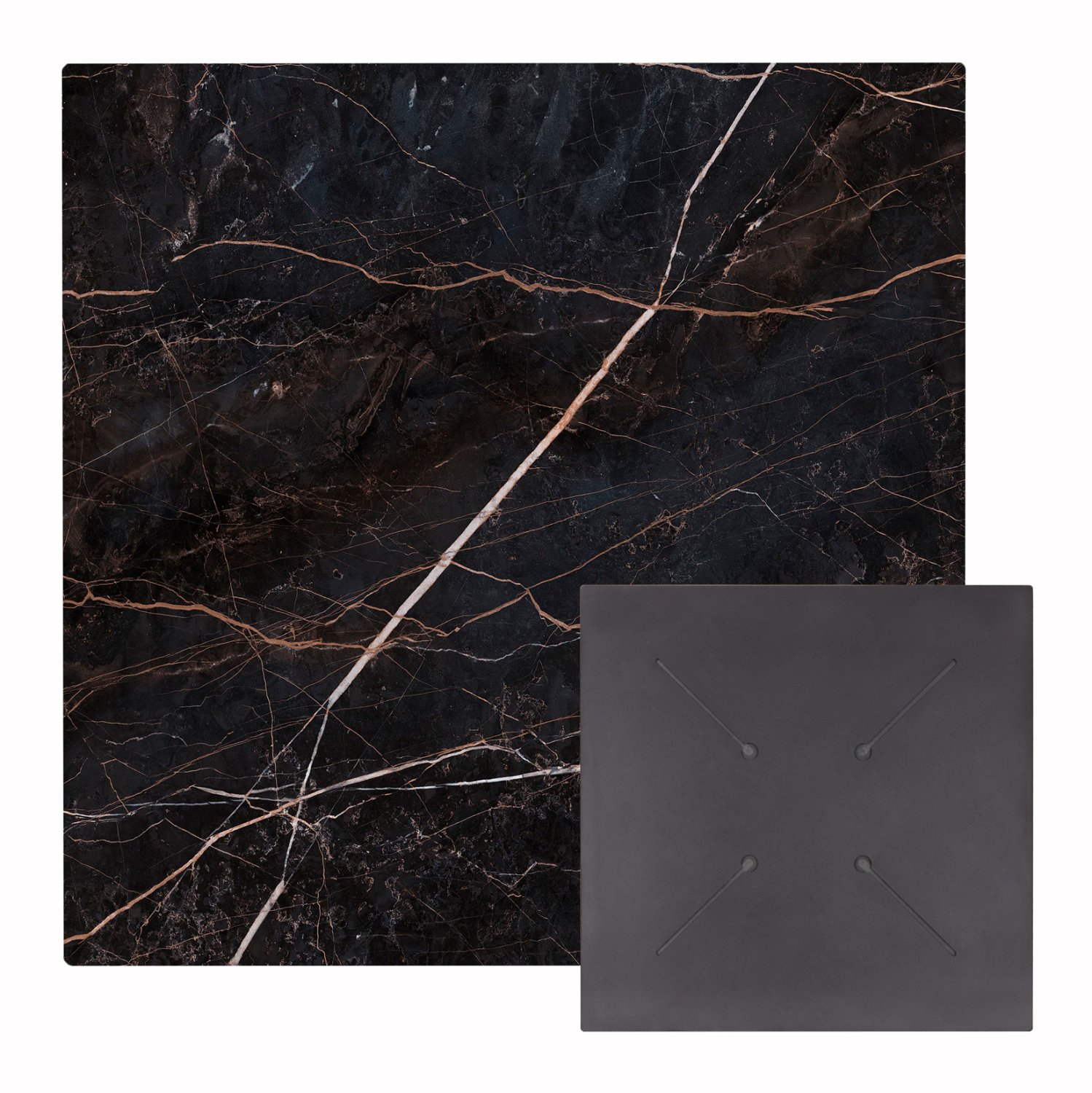 ΕΠΙΦΑΝΕΙΑ ΤΡΑΠΕΖΙΟΥ ΤΕΤΡΑΓΩΝΗ HPL HM5839.34 BLACK MARBLE 80x80εκ ΕΠΙΦΑΝΕΙΑ ΤΡΑΠΕΖΙΟΥ ΤΕΤΡΑΓΩΝΗ HPL HM5839.34 BLACK MARBLE 80x80εκ