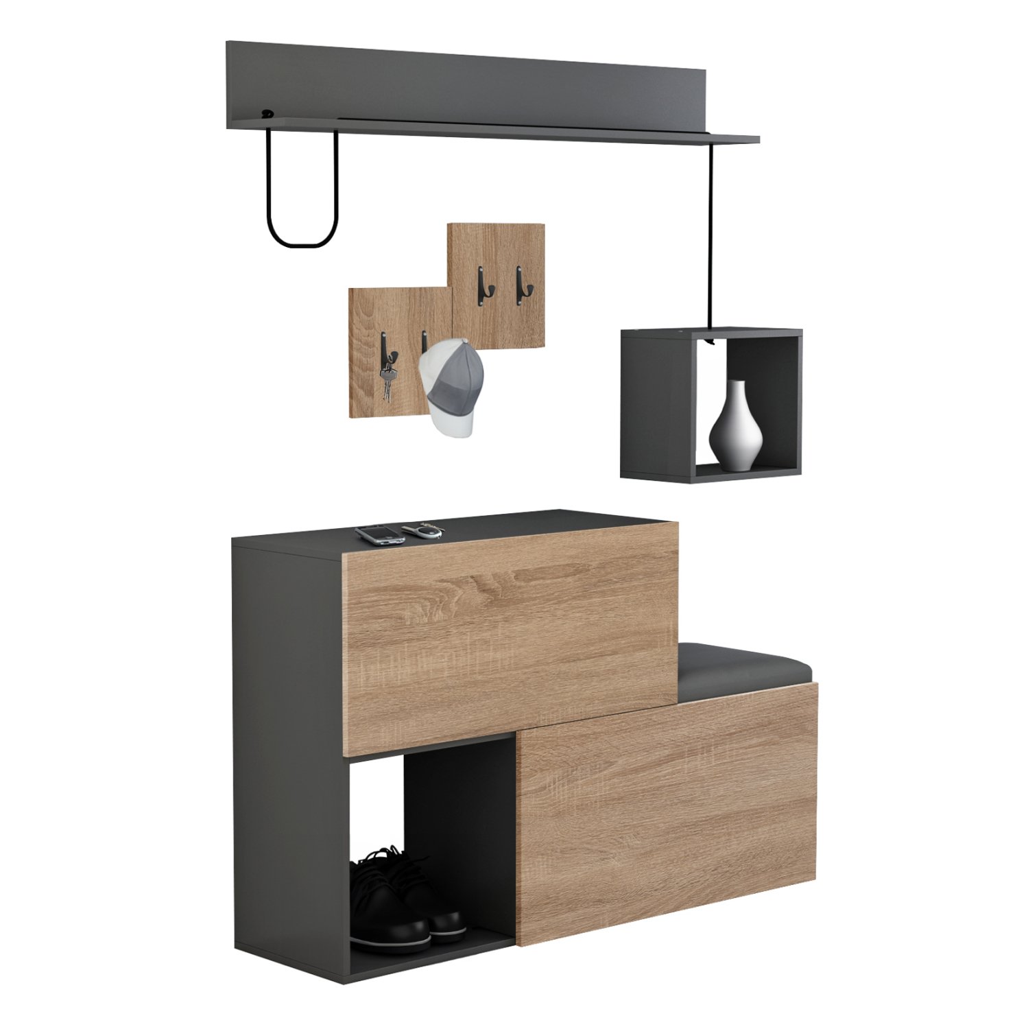 ΕΠΙΠΛΟ ΕΙΣΟΔΟΥ CERB HM8957.11 ΜΕΛΑΜΙΝΗ ΣΕ SONAMA-ΓΚΡΙ 120x20x72Υ εκ. ΕΠΙΠΛΟ ΕΙΣΟΔΟΥ CERB HM8957.11 ΜΕΛΑΜΙΝΗ ΣΕ SONAMA-ΓΚΡΙ 120x20x72Υ εκ.