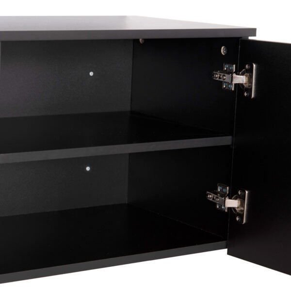 ΕΠΙΠΛΟ ΕΙΣΟΔΟΥ ΜΕ ΚΑΘΡΕΠΤΗ MYLES HM18080.02 ΜΕΛΑΜΙΝΗ ΣΟΝΑΜΑ-ΜΑΥΡΟ 100x37x200Υεκ - Image 7