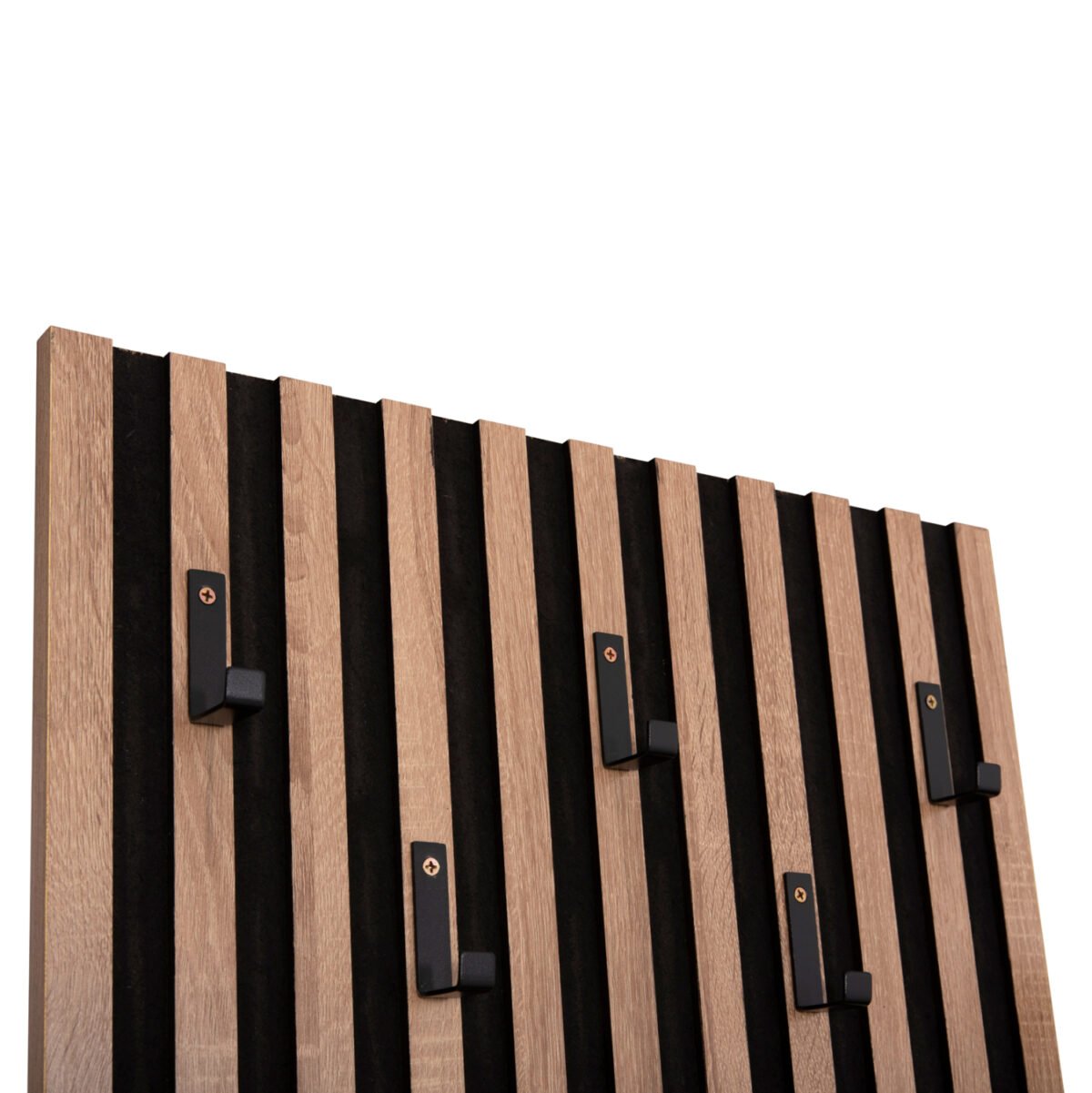 ΕΠΙΠΛΟ ΕΙΣΟΔΟΥ ΜΕ ΚΑΘΡΕΠΤΗ MYLES HM18080.02 ΜΕΛΑΜΙΝΗ ΣΟΝΑΜΑ-ΜΑΥΡΟ 100x37x200Υεκ - Image 8