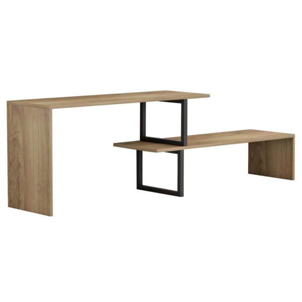 ΕΠΙΠΛΟ ΤΗΛΕΟΡΑΣΗΣ ΕΠΕΚΤΕΙΝΟΜΕΝΟ BRIGGITE HM8893.11 ΜΕΛΑΜΙΝΗ ΣΚΟΥΡΟ SONAMA 110-160x30x45Υεκ. - Image 3