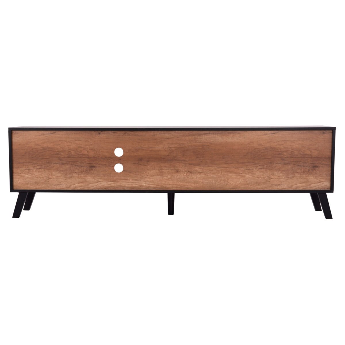 ΕΠΙΠΛΟ ΤΗΛΕΟΡΑΣΗΣ KRUDEN HM9447.11 ΜΕΛΑΜΙΝΗ ΣΕ ΜΑΥΡΟ-ΦΥΣΙΚΟ 180x40x51Υεκ. - Image 6