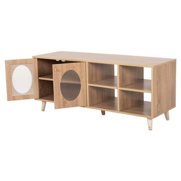 ΕΠΙΠΛΟ ΤΗΛΕΟΡΑΣΗΣ RILLION HM9879 ΜΕΛΑΜΙΝΗ ΣΕ SONAMA 120x40x50Yεκ - Image 6