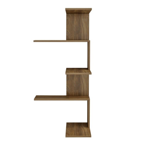 ΕΠΙΤΟΙΧΙΑ ΡΑΦΙΕΡΑ RORY HM8931.12 ΜΕΛΑΜΙΝΗ ΣΕ ΣΚΟΥΡΟ ΦΥΣΙΚΟ 22x51,5x109Υ εκ. - Image 3