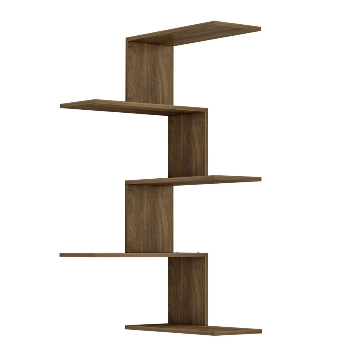 ΕΠΙΤΟΙΧΙΑ ΡΑΦΙΕΡΑ RORY HM8931.12 ΜΕΛΑΜΙΝΗ ΣΕ ΣΚΟΥΡΟ ΦΥΣΙΚΟ 22x51,5x109Υ εκ. - Image 5