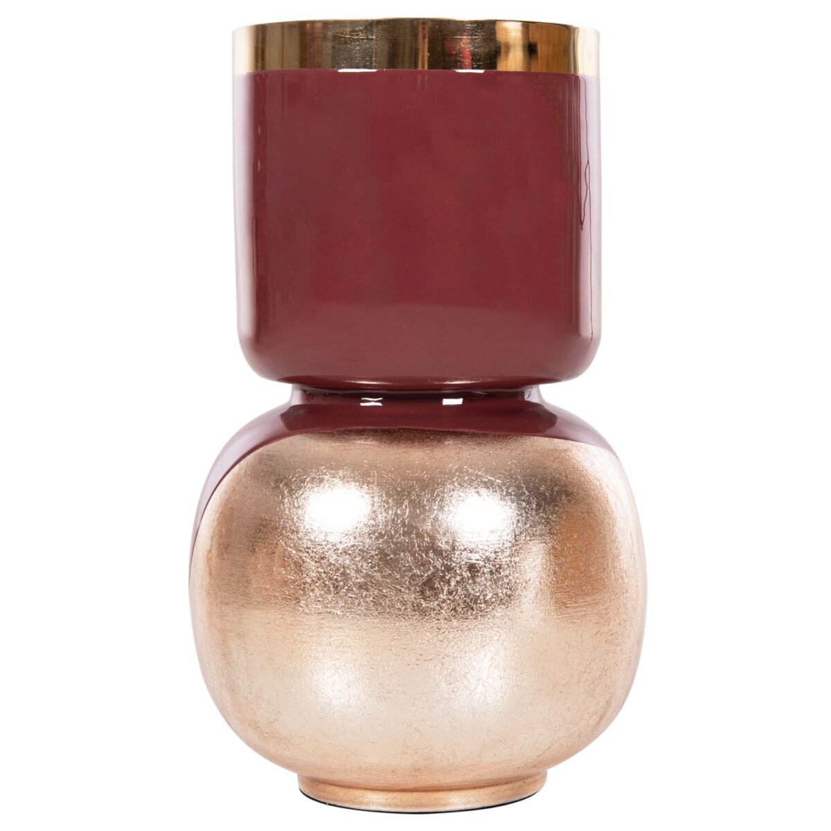 ΕΠΙΤΡΑΠΕΖΙΟ ΔΙΑΚΟΣΜΗΤΙΚΟ BAZO LINGON HM4233.06 ΜΕΤΑΛΛΟ ΚΕΡΑΣΙ-ΧΡΥΣΟ ΠΕΡΛΕ Φ21x37,5Υ - Image 3