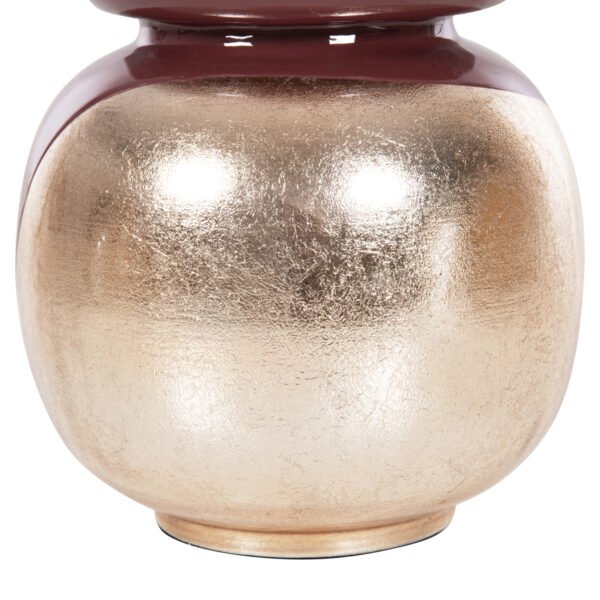 ΕΠΙΤΡΑΠΕΖΙΟ ΔΙΑΚΟΣΜΗΤΙΚΟ BAZO LINGON HM4233.06 ΜΕΤΑΛΛΟ ΚΕΡΑΣΙ-ΧΡΥΣΟ ΠΕΡΛΕ Φ21x37,5Υ - Image 4