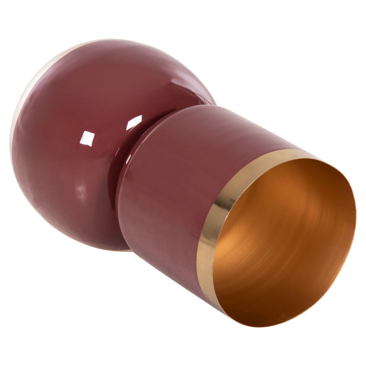 ΕΠΙΤΡΑΠΕΖΙΟ ΔΙΑΚΟΣΜΗΤΙΚΟ BAZO LINGON HM4233.06 ΜΕΤΑΛΛΟ ΚΕΡΑΣΙ-ΧΡΥΣΟ ΠΕΡΛΕ Φ21x37,5Υ - Image 6