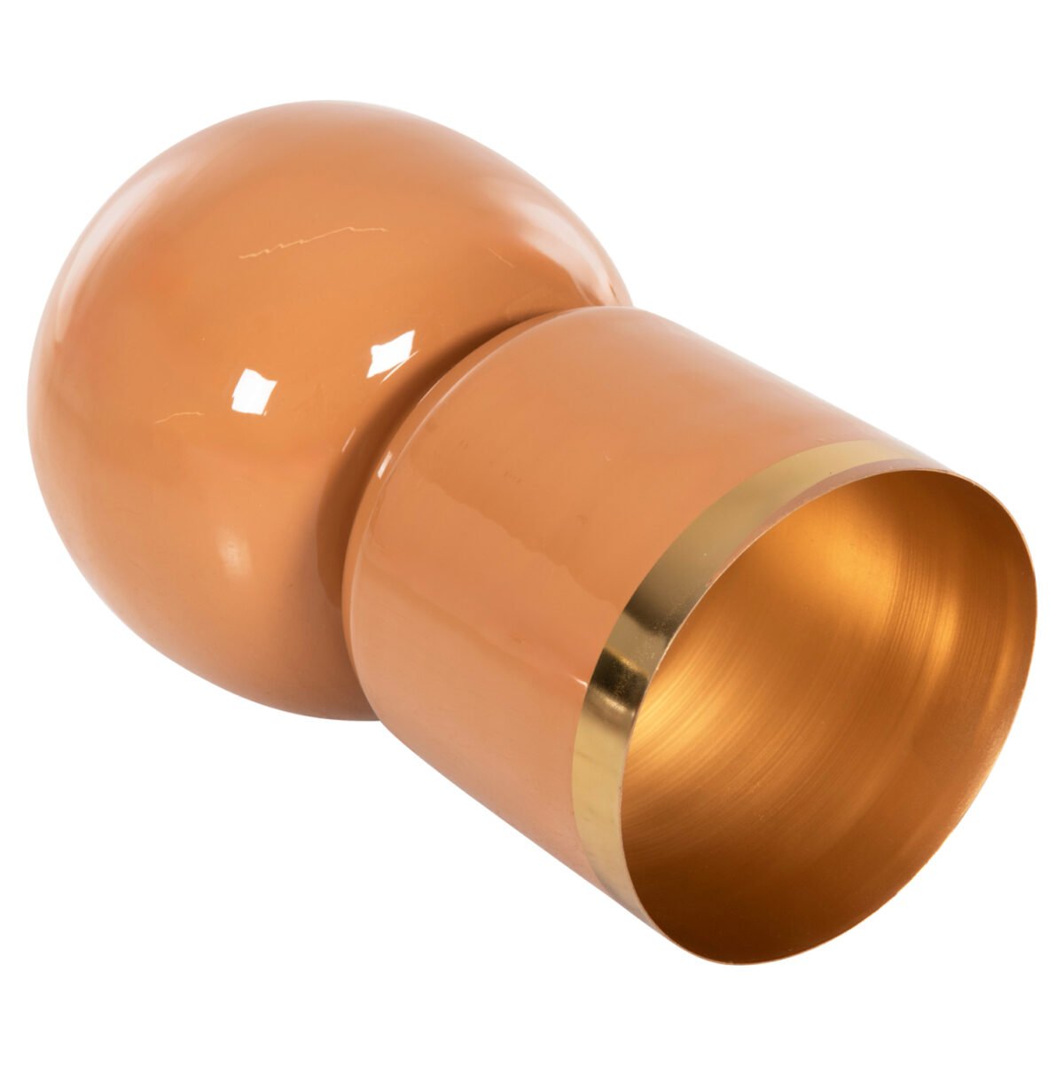 ΕΠΙΤΡΑΠΕΖΙΟ ΔΙΑΚΟΣΜΗΤΙΚΟ BAZO LINGON HM4233.09 ΜΕΤΑΛΛΟ ΣΟΜΟΝ-ΧΡΥΣΟ Φ21x37,5Υ - Image 6